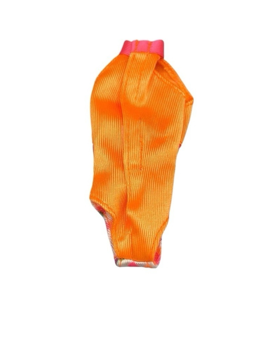 Vintage Barbie Swimsuit | Genuine Mattel 90s Orange Polka Dot - Picture 3 of 6